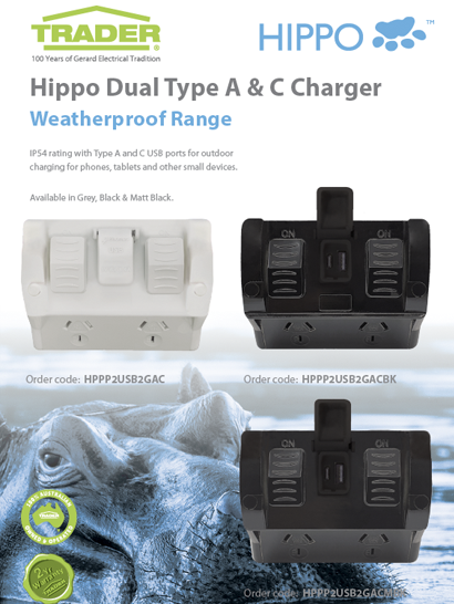 Outdoor Dual USB Type A&C Flyer