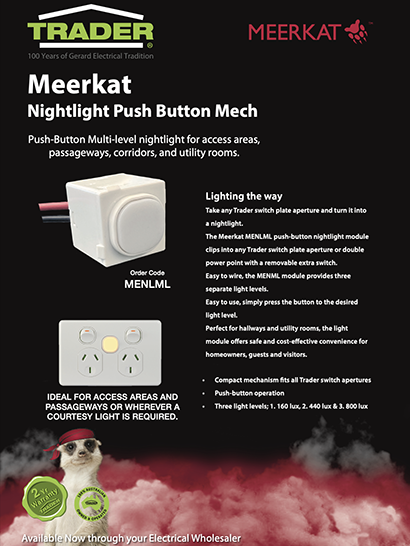 Nightlight Push Button Flyer