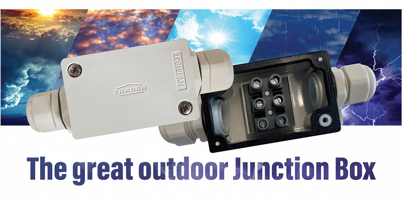 Finally, an IP56 rated junction box designed for outdoor installs.