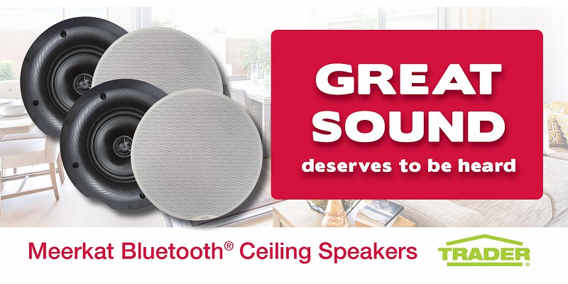 Launching Meerkat Bluetooth® Ceiling Speakers