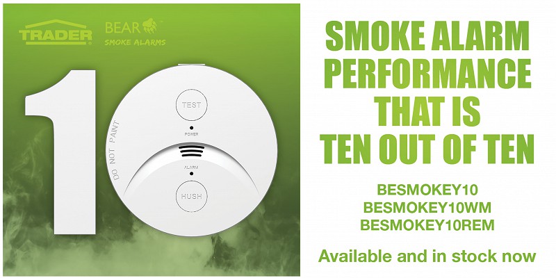 Our NEW Bear Smokey photoelectric mains-wired smoke alarm is packed with features.