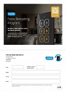 Senoa Facia Recycling Program Flyer