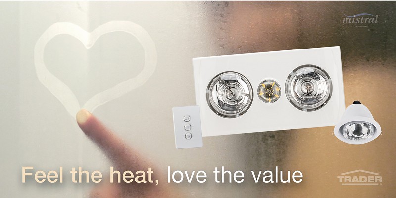 Add heating and style to any small bathroom