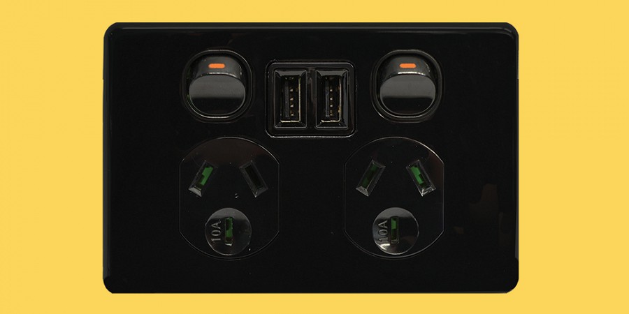 Black Puma Integrated Socket
