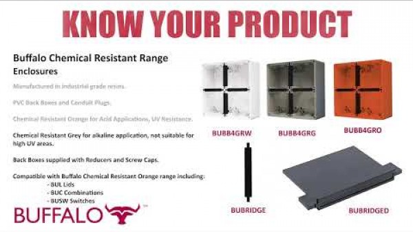 BUFFALO | Chemical Resistant Range