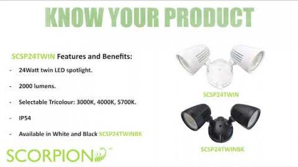 SCORPION | Power Station Portable Outdoor with 7W Work Light (SCPSWL)