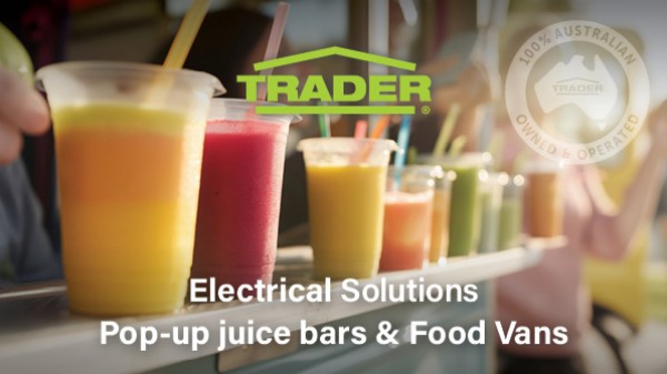 Electrical Solutions for Pop-up juice bars & Food Vans